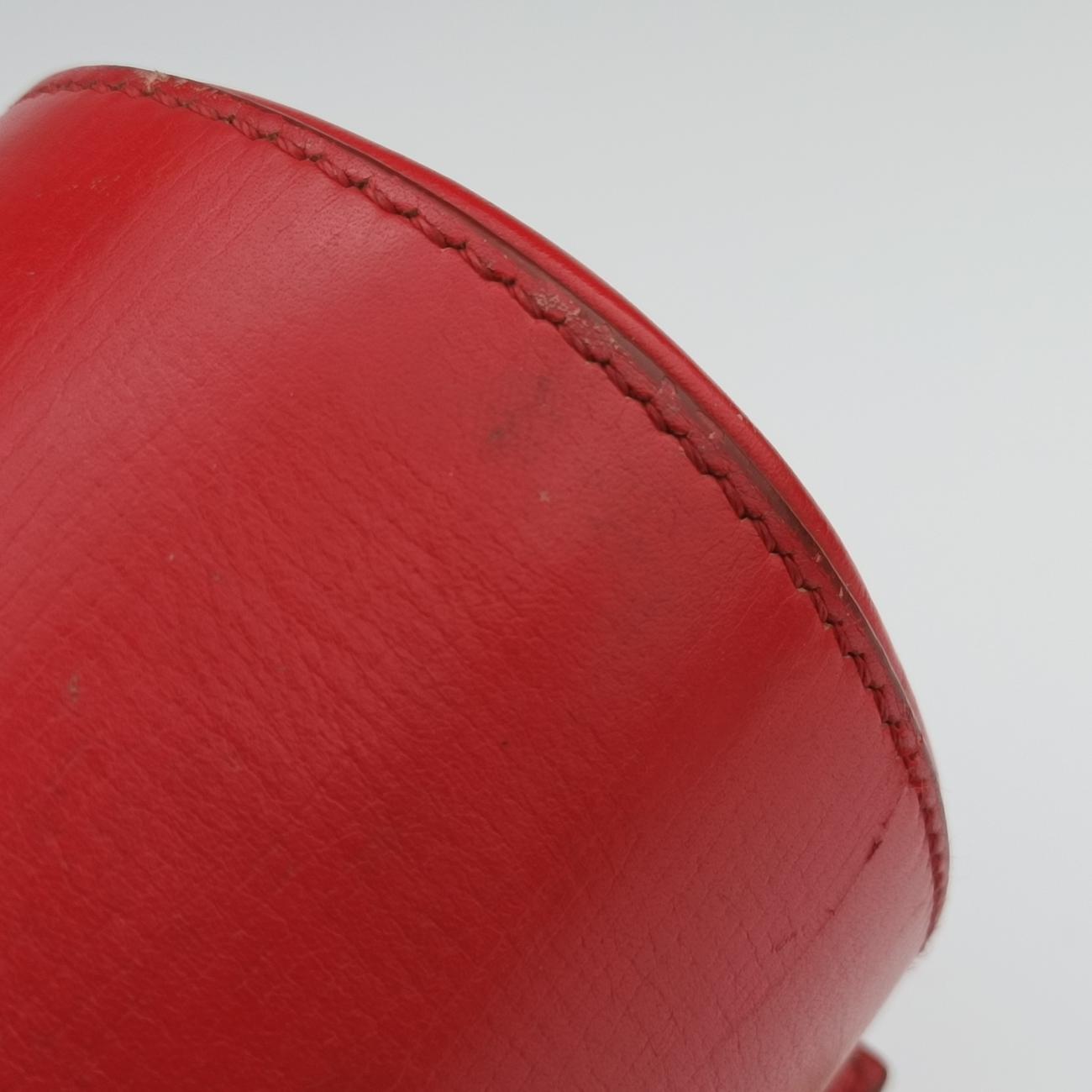 Pre-owned Givenchy Pandora Red Leather  shoulderbag | stylenewstar