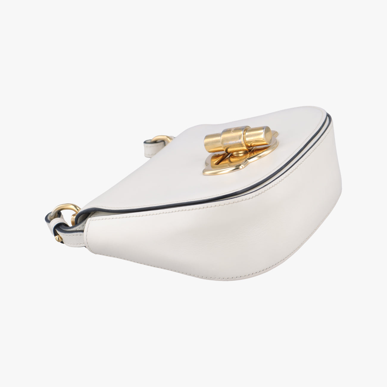 Secondhand Prada Pioneer White Leather 1BD239 shoulderbag | stylenewstar
