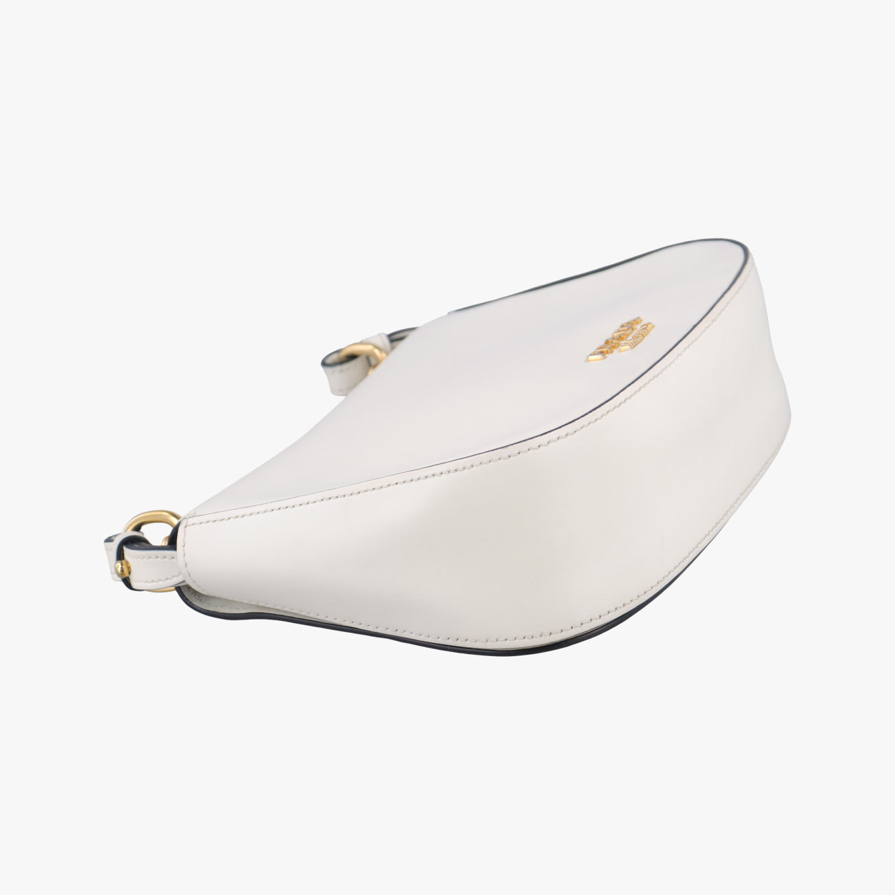 Secondhand Prada Pioneer White Leather 1BD239 shoulderbag | stylenewstar