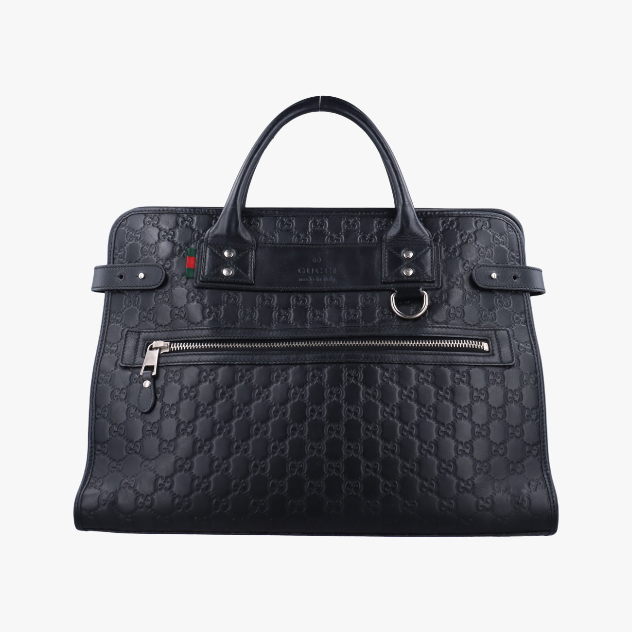 Vintage Gucci Guccissima Black Leather 246410 handbag | stylenewstar