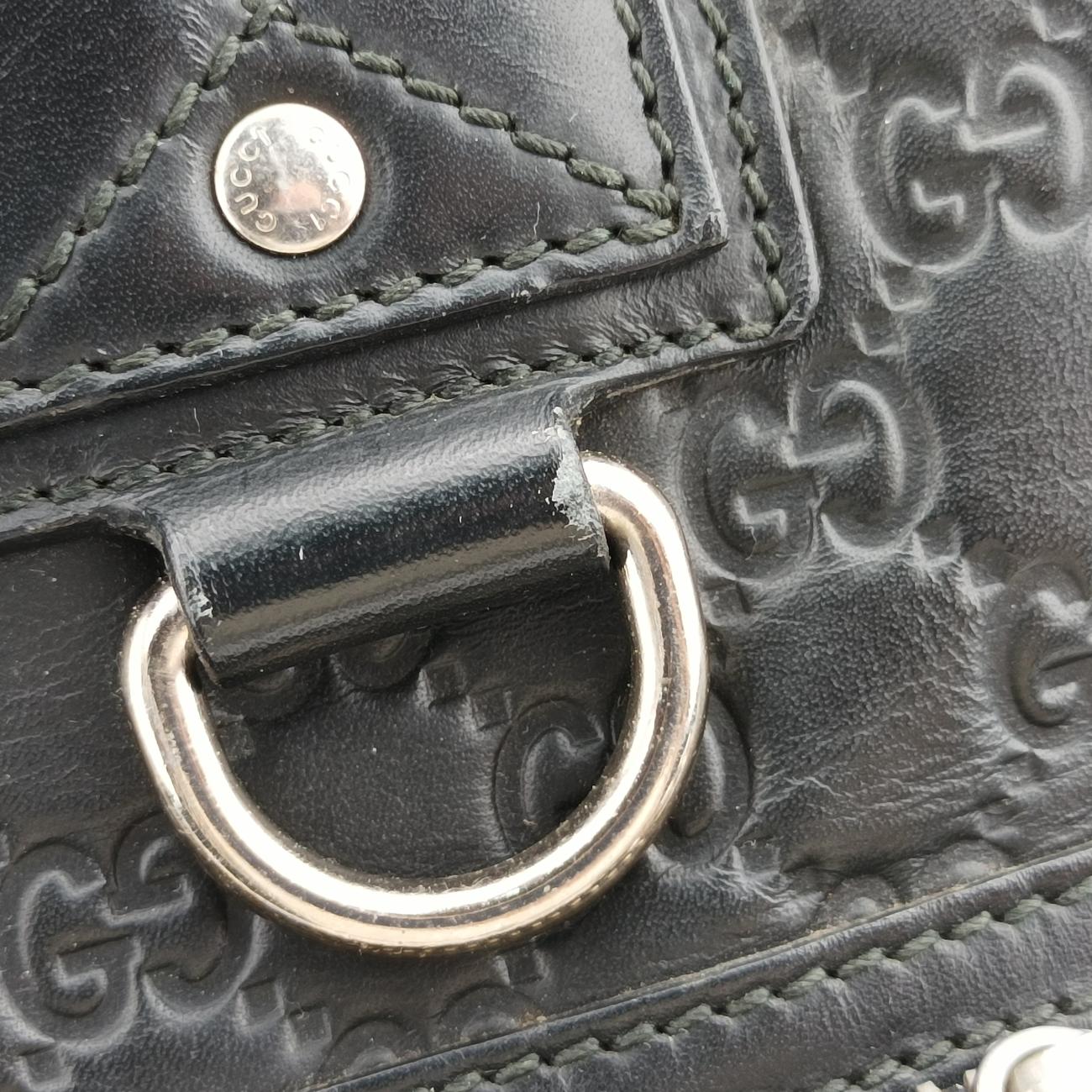 Vintage Gucci Guccissima Black Leather 246410 handbag | stylenewstar