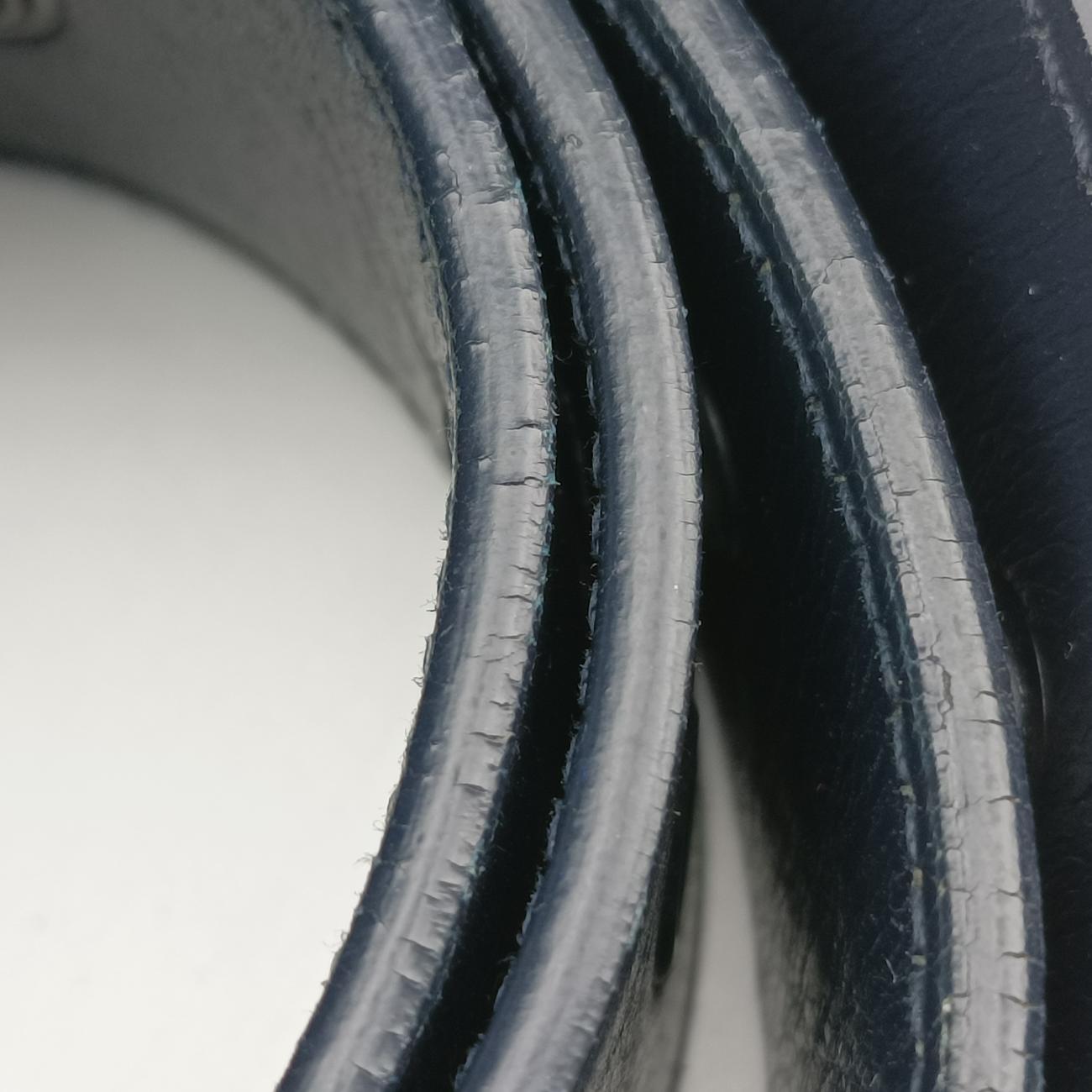 Pre-owned Bottega Veneta Intrecciato Navy lambskin  crossbodybag | stylenewstar