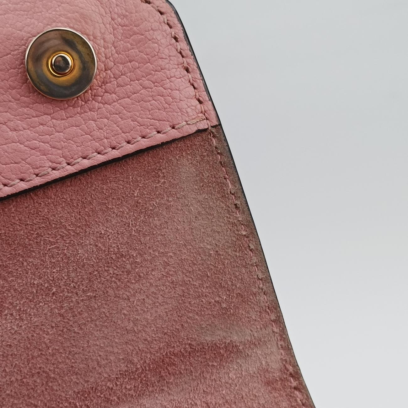 Pre-owned Miu Miu Miu Lady Pink×multicolor Leather  shoulderbag | stylenewstar