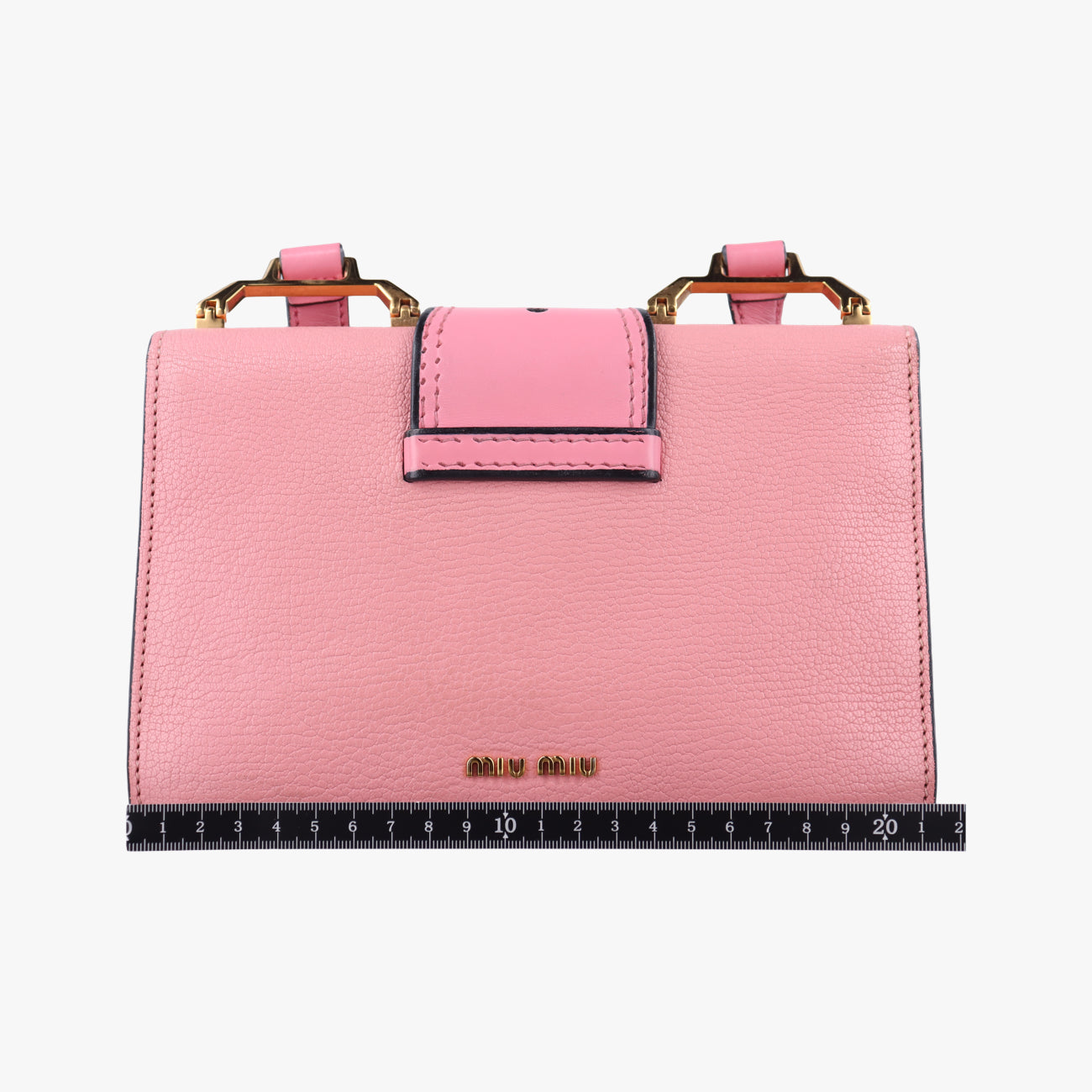 Pre-owned Miu Miu Miu Lady Pink×multicolor Leather  shoulderbag | stylenewstar