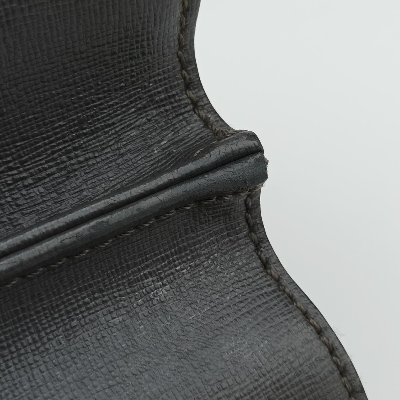 Pre-owned Fendi Demi Jour Grey Leather 8BT222 shoulderbag | stylenewstar