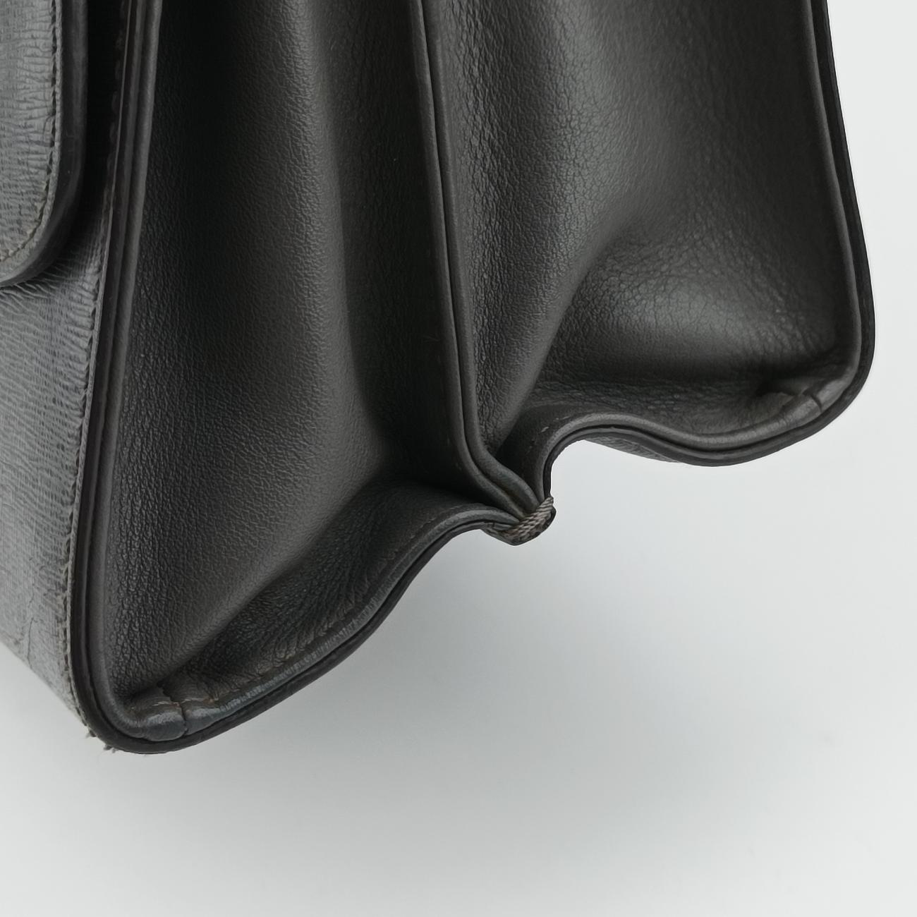 Pre-owned Fendi Demi Jour Grey Leather 8BT222 shoulderbag | stylenewstar