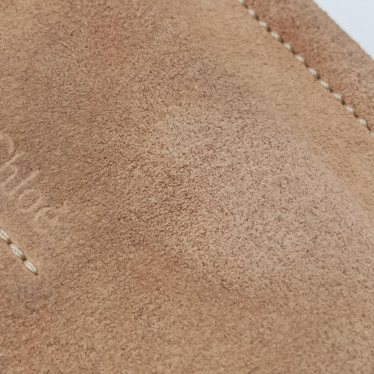 Pre-owned Chloe FAYE Pink×Beige Leather × suede  shoulderbag | stylenewstar