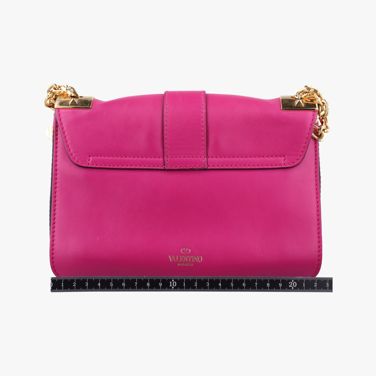 Pre-owned Valentino Rockstud　 Rose Leather  shoulderbag | stylenewstar