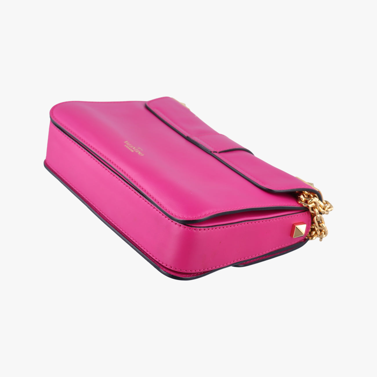 Pre-owned Valentino Rockstud　 Rose Leather  shoulderbag | stylenewstar