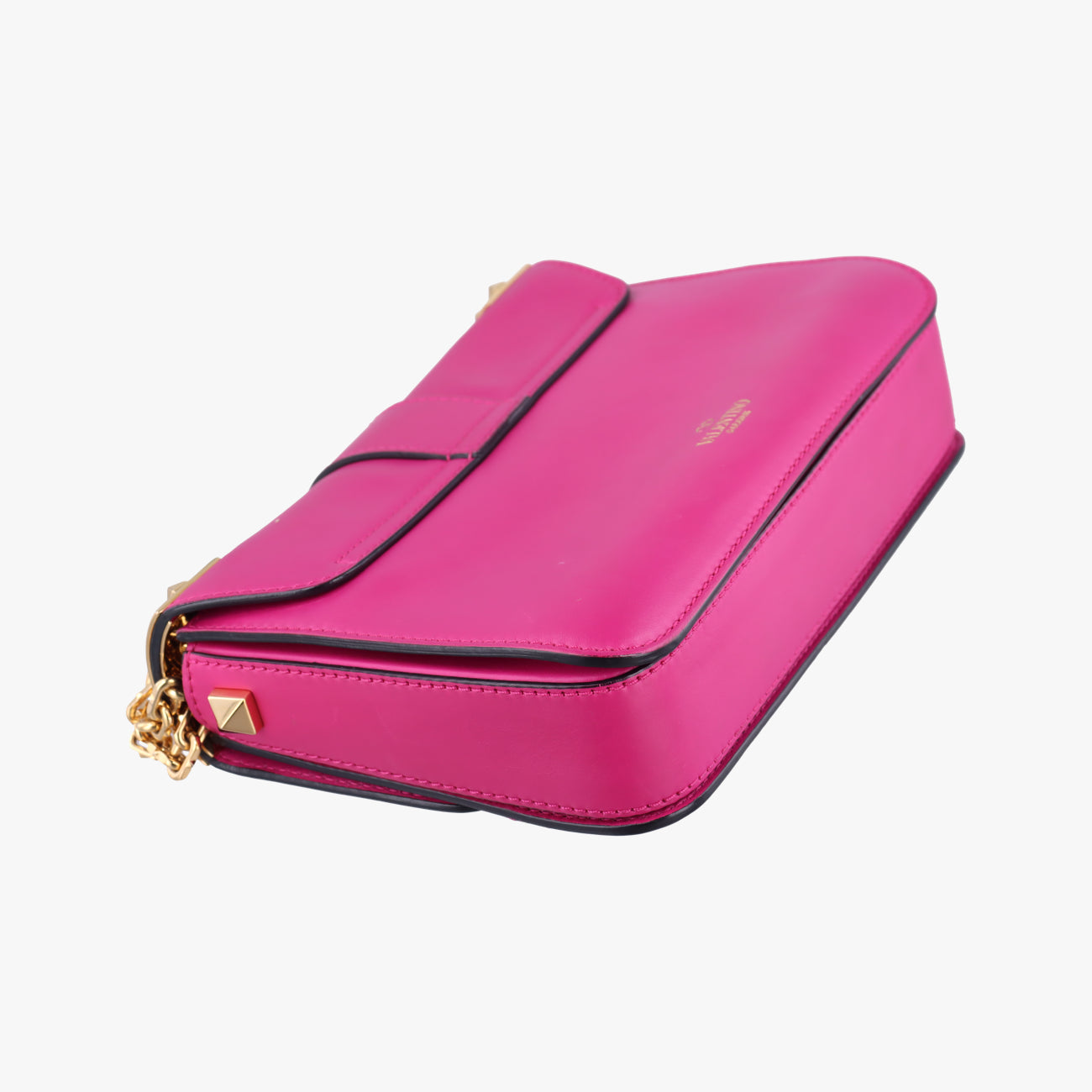 Pre-owned Valentino Rockstud　 Rose Leather  shoulderbag | stylenewstar