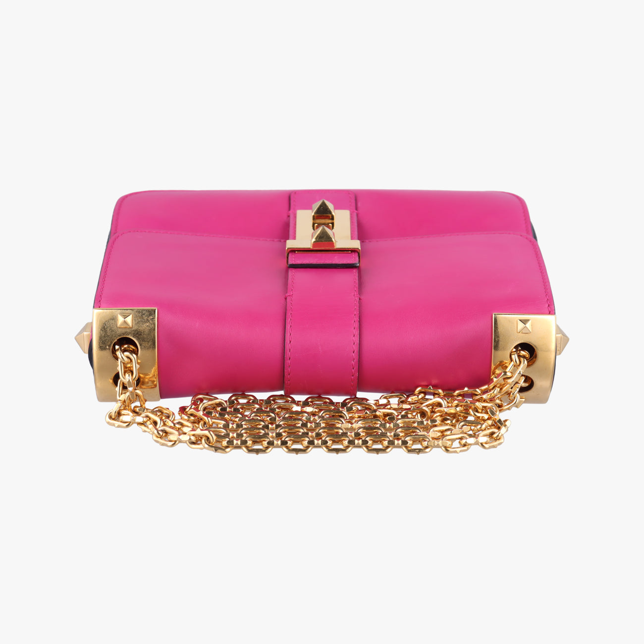 Pre-owned Valentino Rockstud　 Rose Leather  shoulderbag | stylenewstar