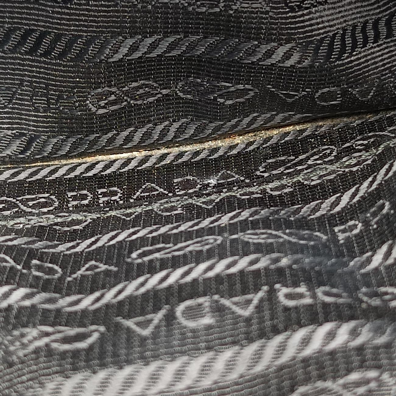 Pre-owned Prada Esplanade black×Multicolour Leather×Vauxhall Cashmere Leather  shoulderbag | stylenewstar