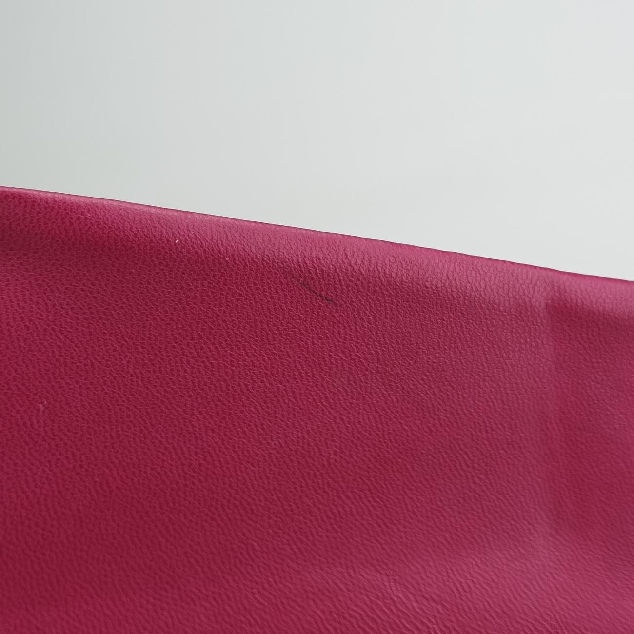 Pre-owned Fendi Be Baguette Rose Leather 8BR677 shoulderbag | stylenewstar