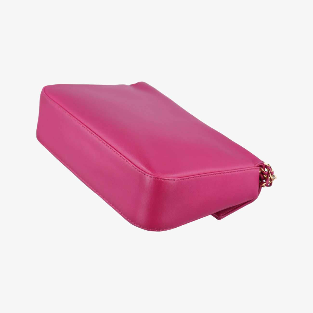 Pre-owned Fendi Be Baguette Rose Leather 8BR677 shoulderbag | stylenewstar