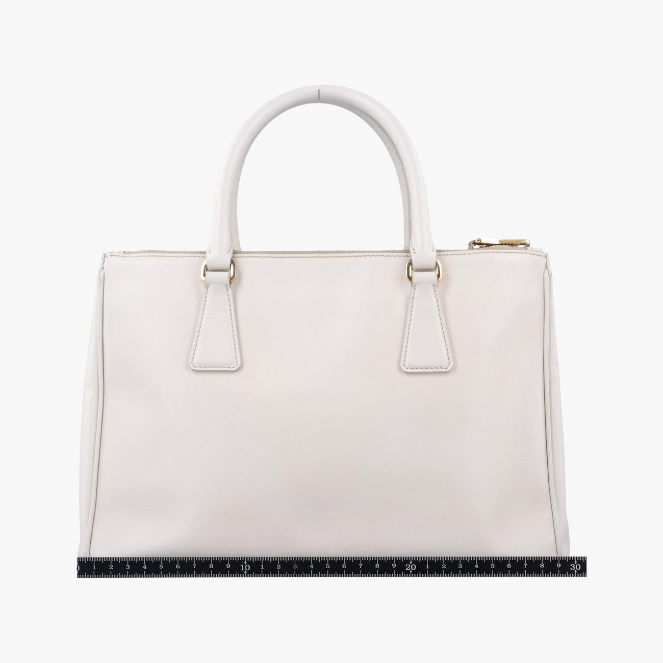 Secondhand Prada Galleria White SAFFIANO Leather BN1801 shoulderbag | stylenewstar