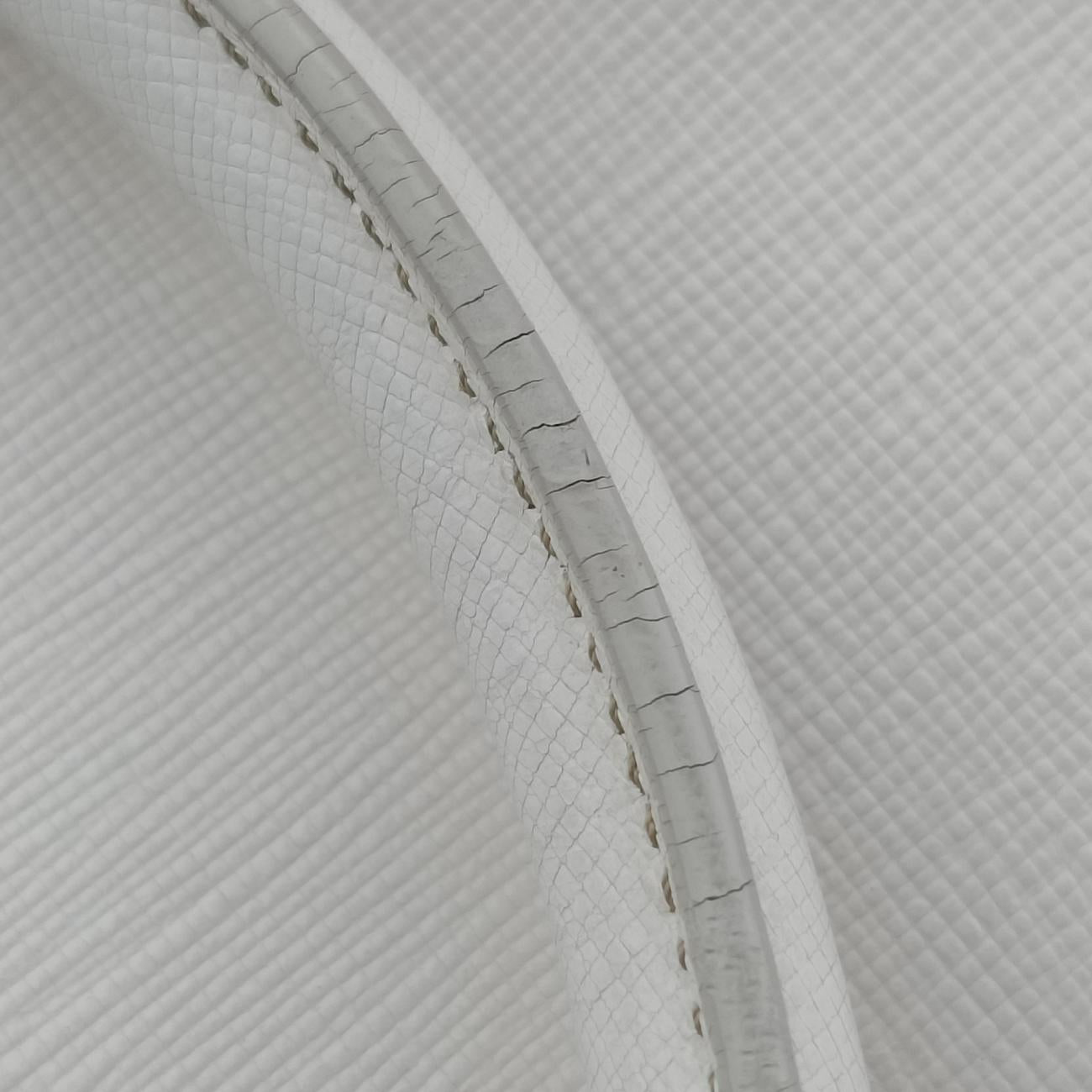 Secondhand Prada Galleria White SAFFIANO Leather BN1801 shoulderbag | stylenewstar