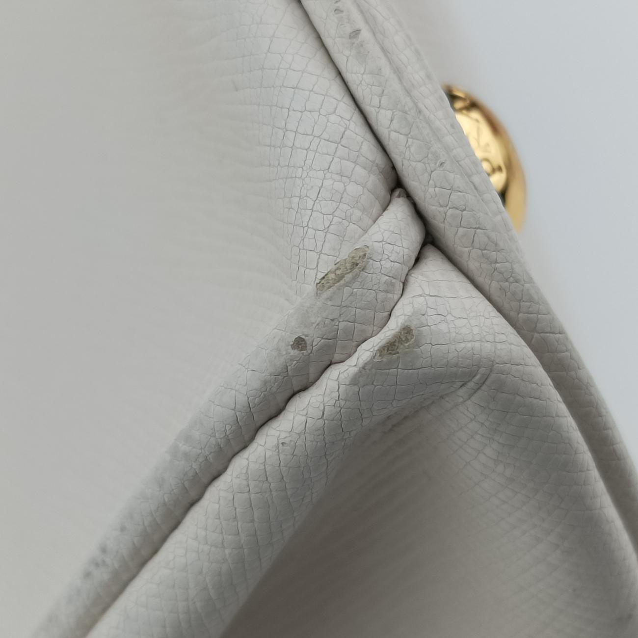 Secondhand Prada Galleria White SAFFIANO Leather BN1801 shoulderbag | stylenewstar