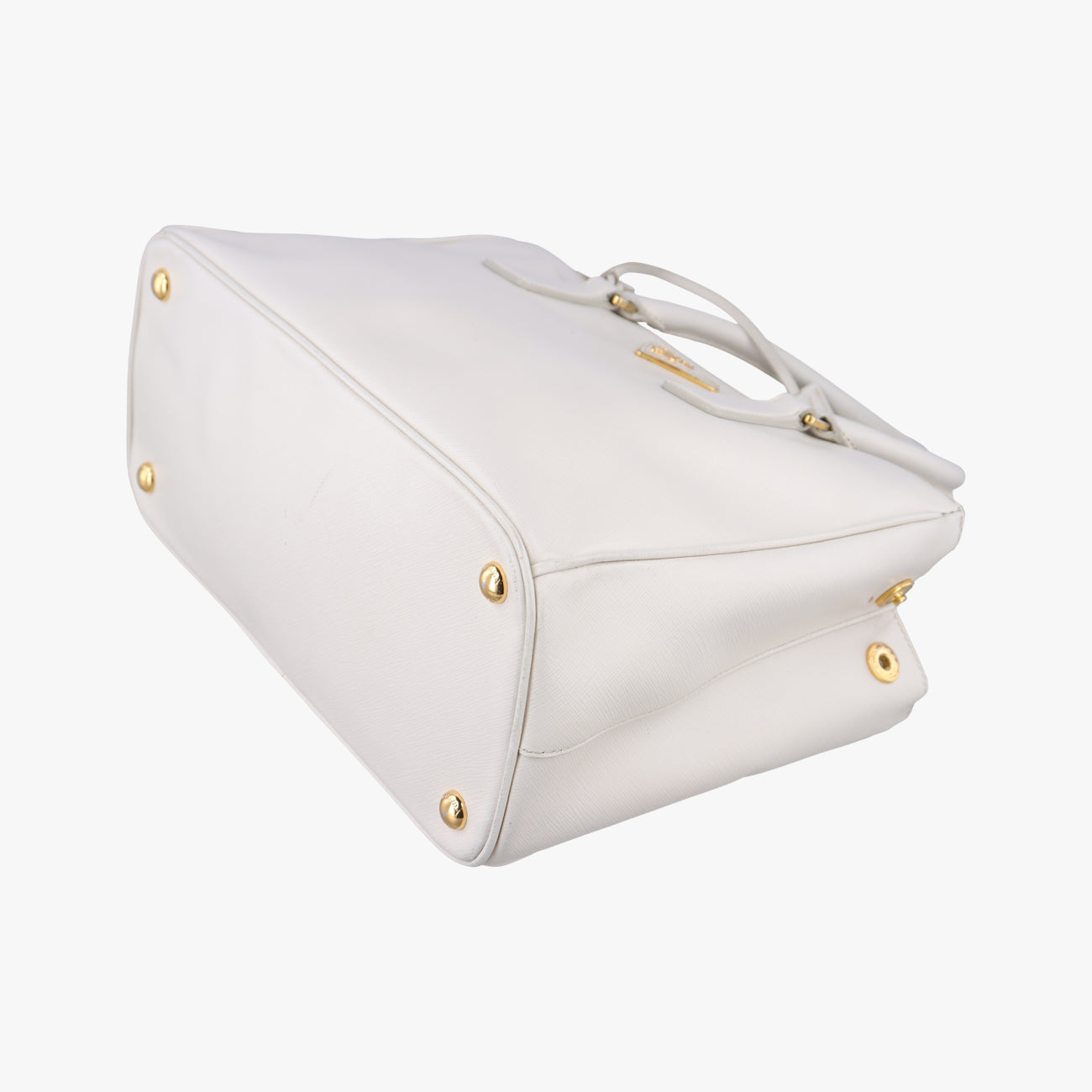 Secondhand Prada Galleria White SAFFIANO Leather BN1801 shoulderbag | stylenewstar