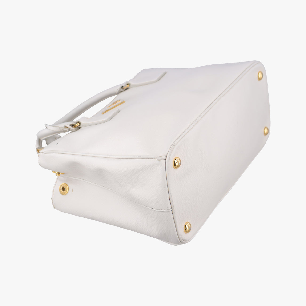 Secondhand Prada Galleria White SAFFIANO Leather BN1801 shoulderbag | stylenewstar