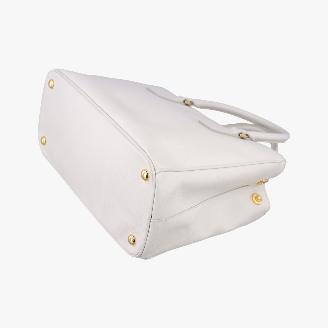 Secondhand Prada Galleria White SAFFIANO Leather BN1801 shoulderbag | stylenewstar