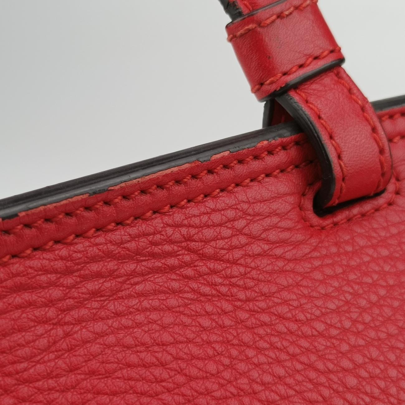 Vintage Gucci Bamboo Daily Red Leather 392013 shoulderbag | stylenewstar