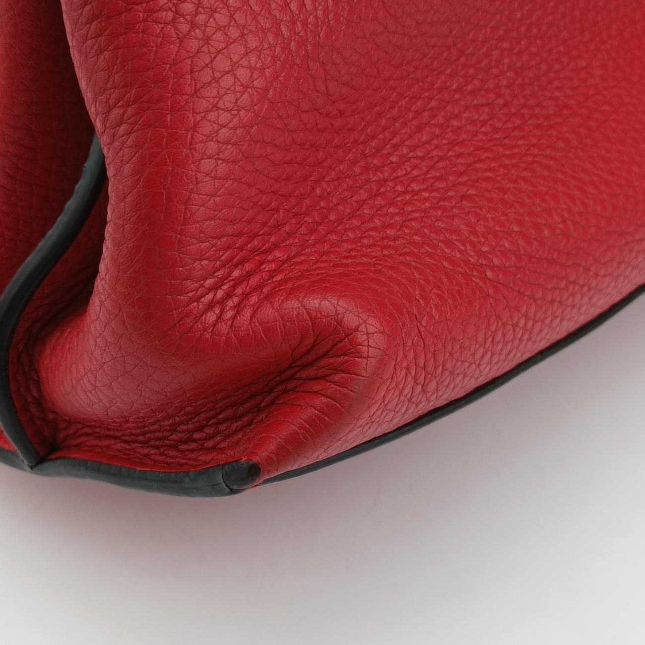 Vintage Gucci Bamboo Daily Red Leather 392013 shoulderbag | stylenewstar