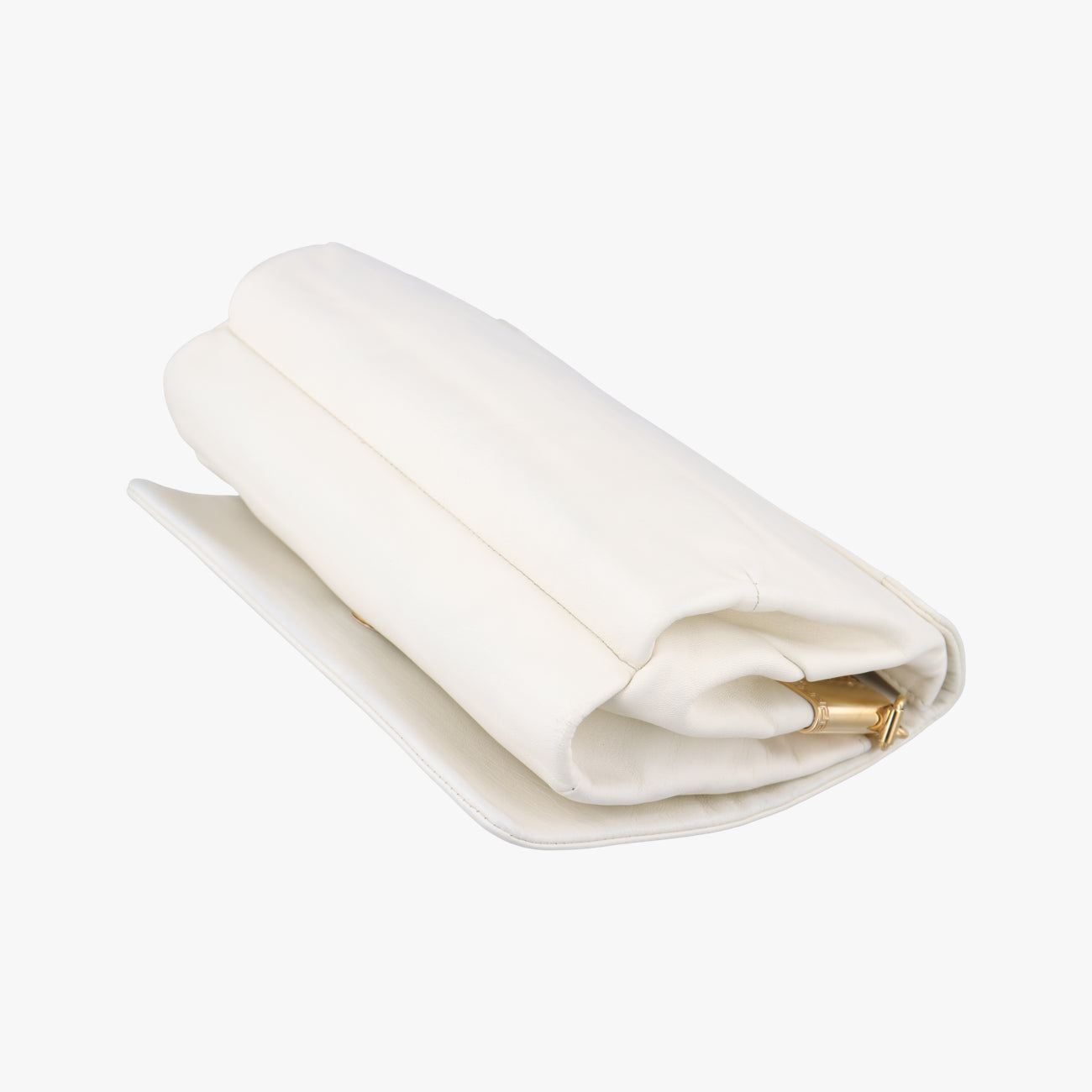 Pre-owned VERSACE Palazzo Medusa White leather  handbag | stylenewstar