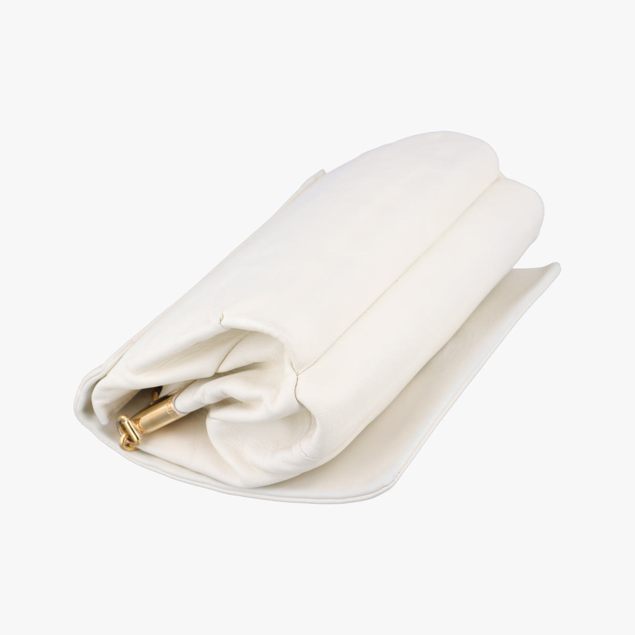 Pre-owned VERSACE Palazzo Medusa White leather  handbag | stylenewstar