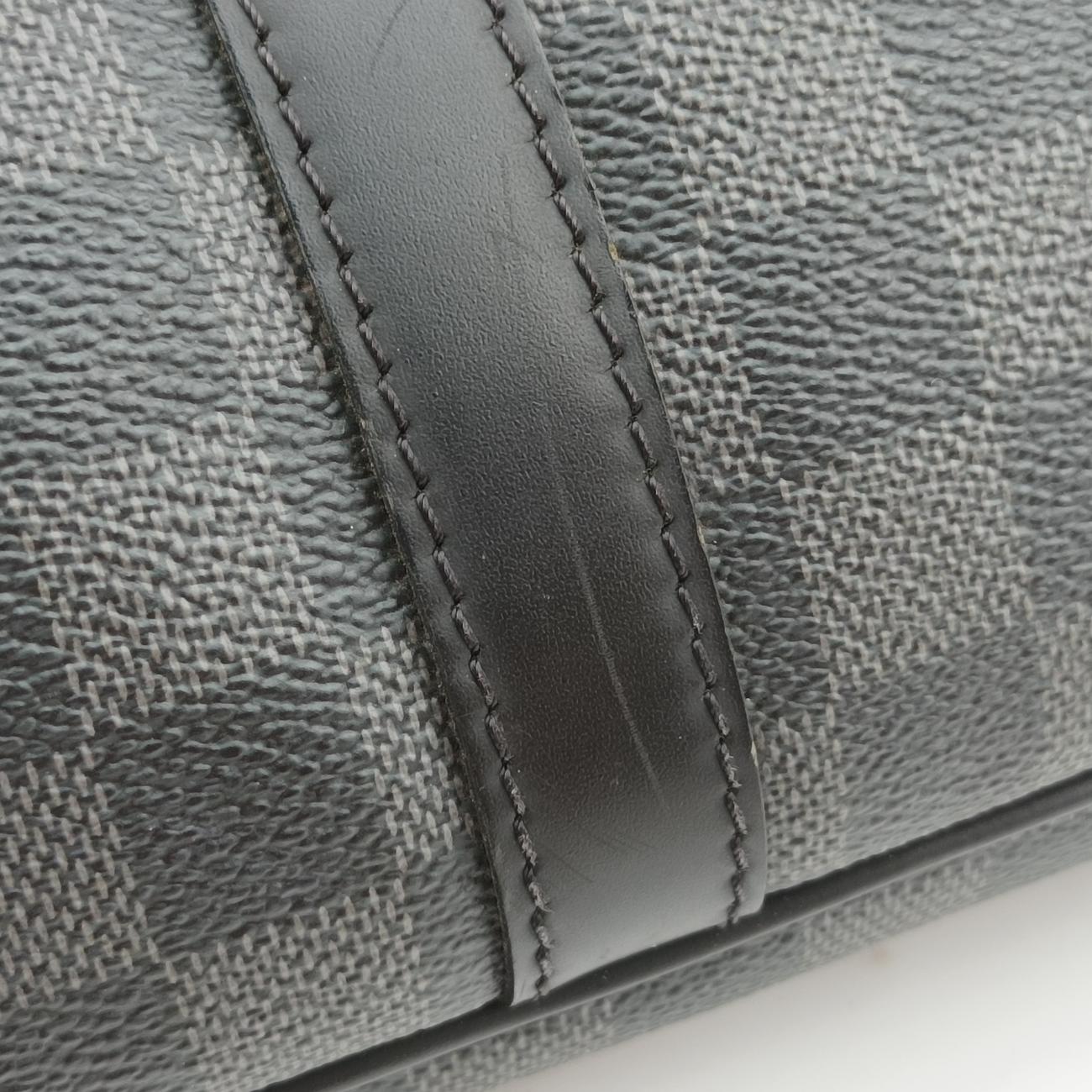 Vintage Louis Vuitton Porte Documents Voyage Noir Damier Graphite N41125 handbag | stylenewstar