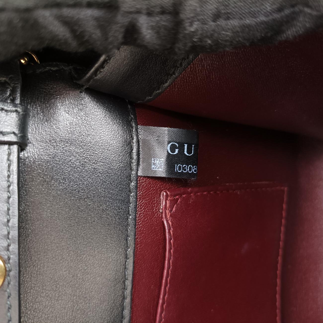 Vintage Gucci Zumi Black Leather 572375 shoulderbag | stylenewstar