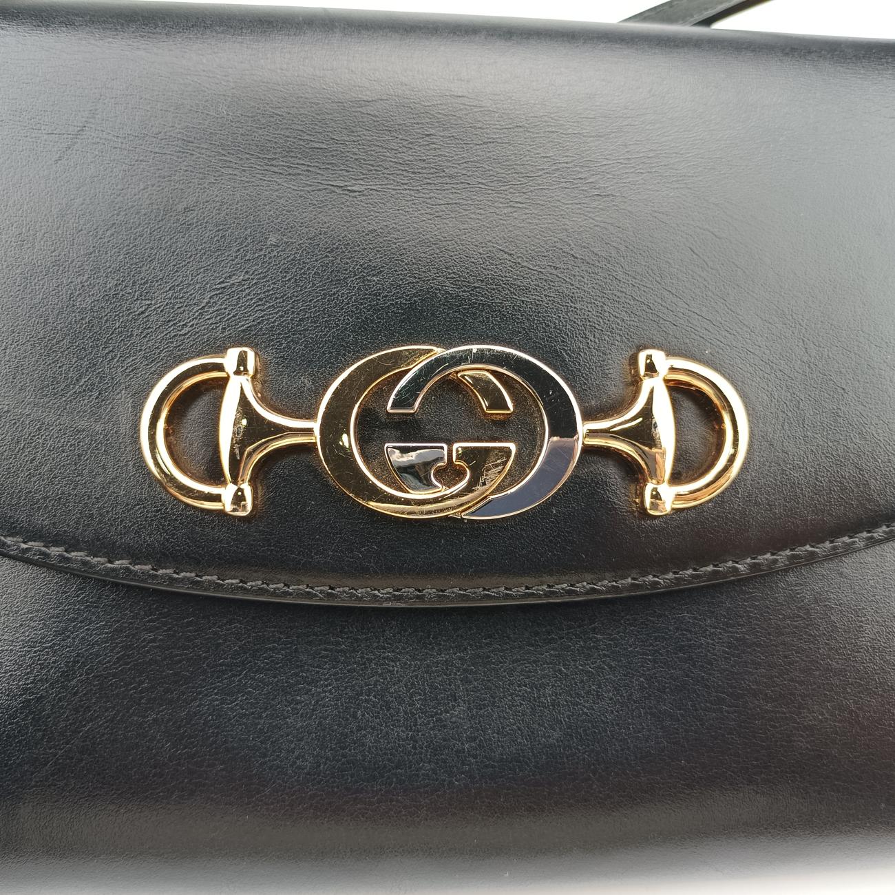 Vintage Gucci Zumi Black Leather 572375 shoulderbag | stylenewstar