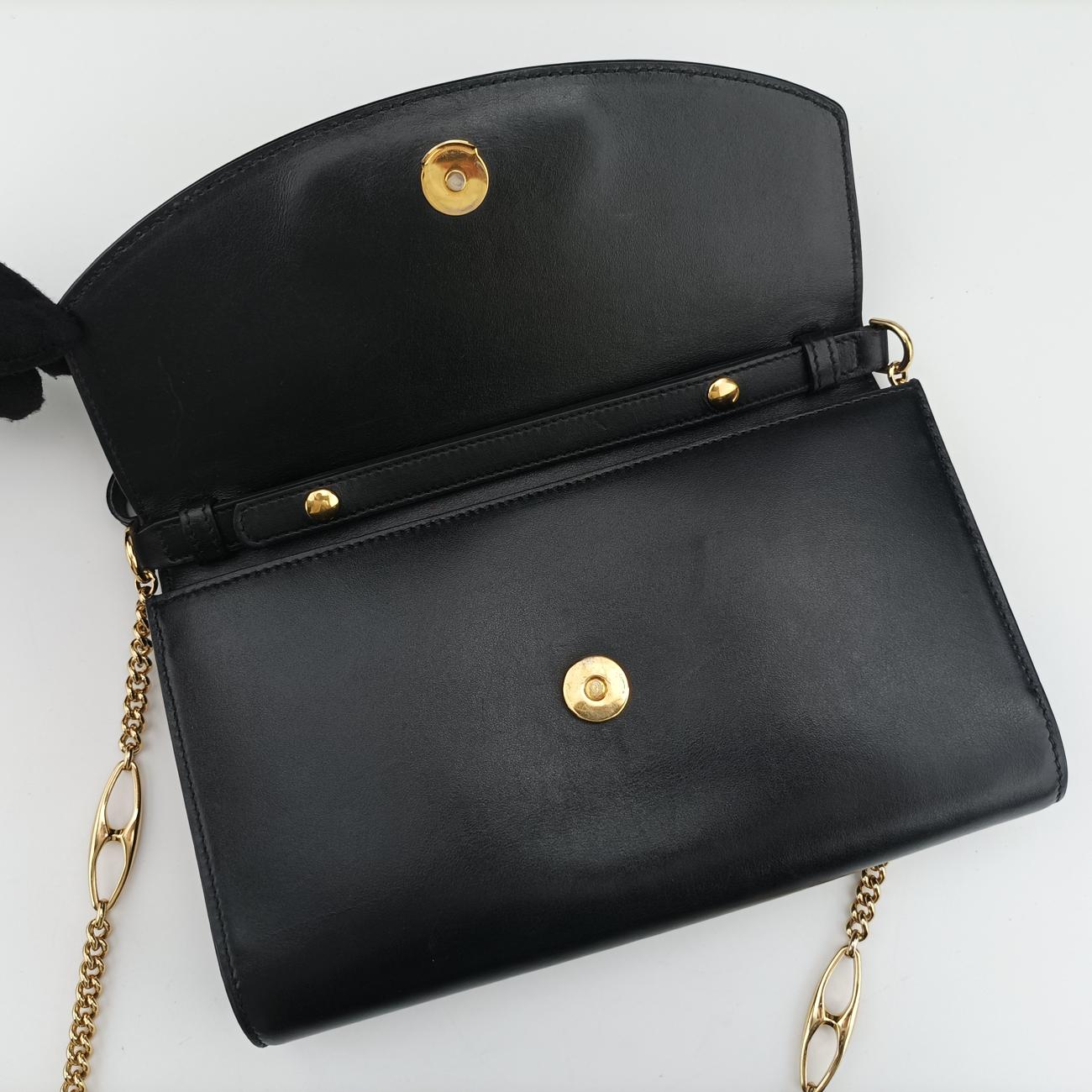 Vintage Gucci Zumi Black Leather 572375 shoulderbag | stylenewstar
