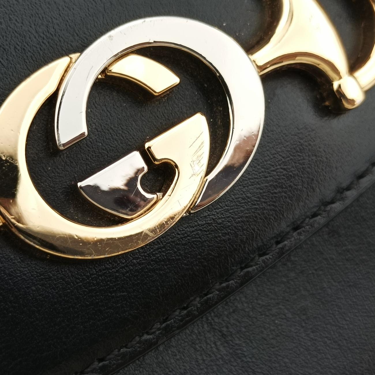 Vintage Gucci Zumi Black Leather 572375 shoulderbag | stylenewstar