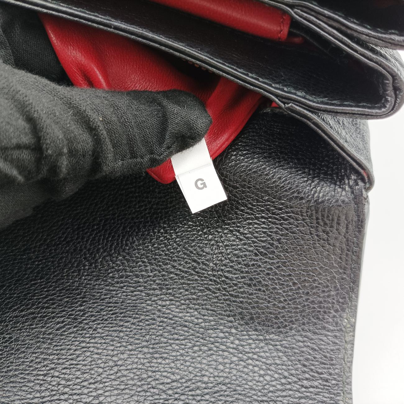 Pre-owned Prada Robot Flap Black×Multicolour Leather 1BD055 shoulderbag | stylenewstar