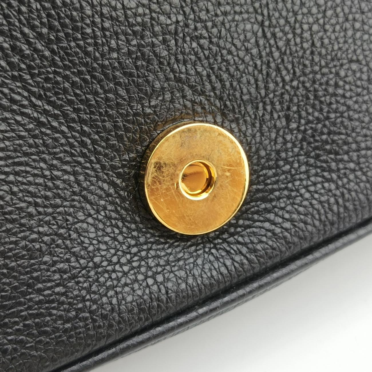 Pre-owned Prada Robot Flap Black×Multicolour Leather 1BD055 shoulderbag | stylenewstar