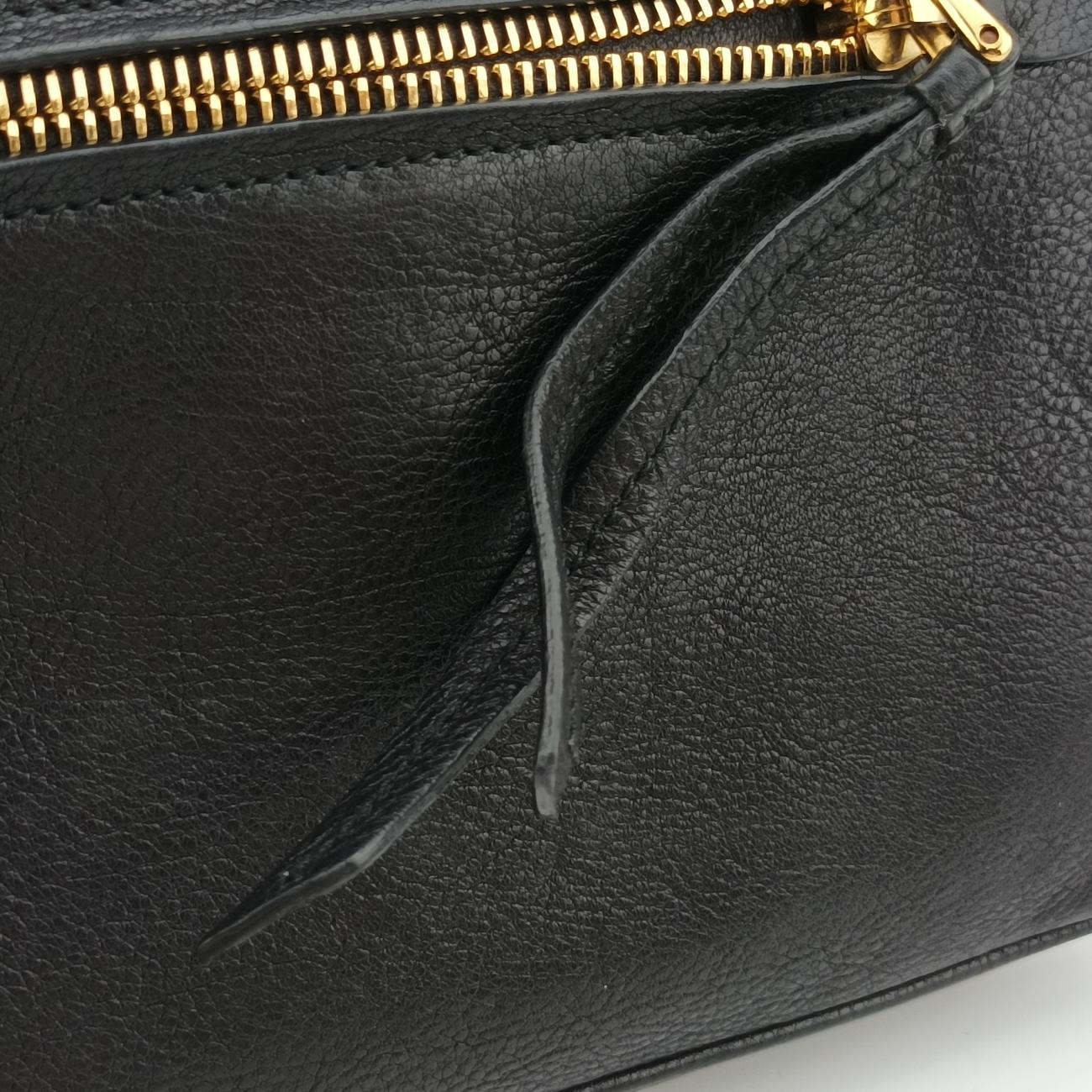 Pre-owned Prada Robot Flap Black×Multicolour Leather 1BD055 shoulderbag | stylenewstar