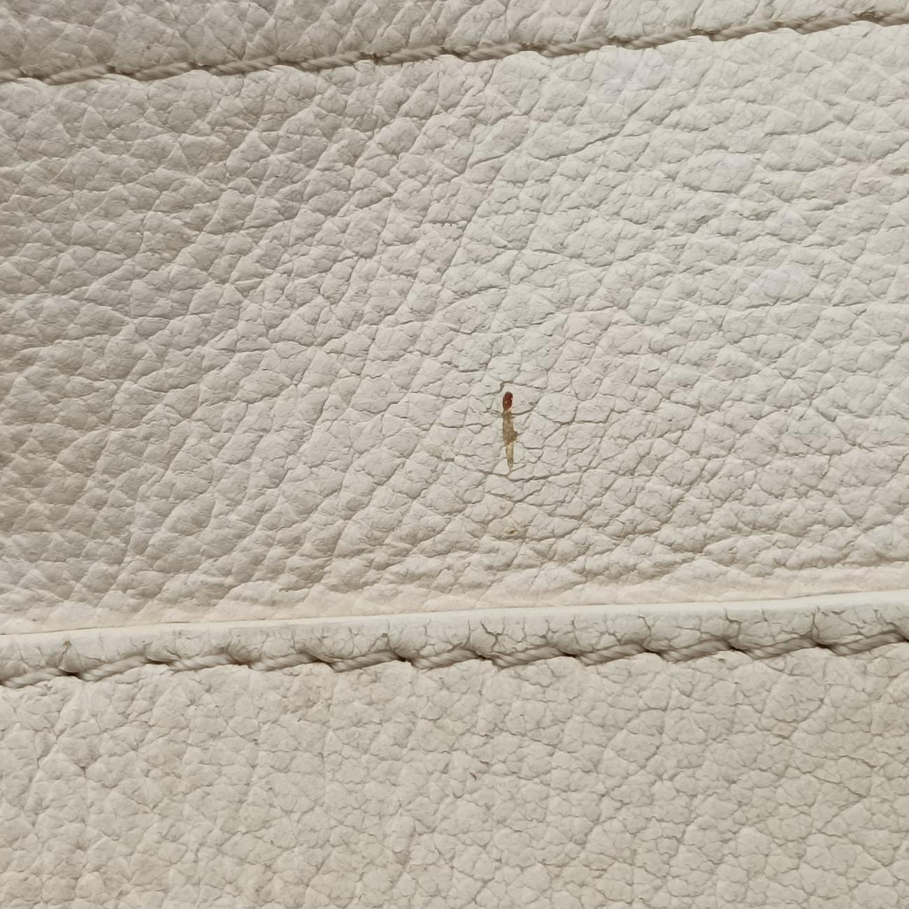 Pre-owned VERSACE Zucca White Leather  handbag | stylenewstar