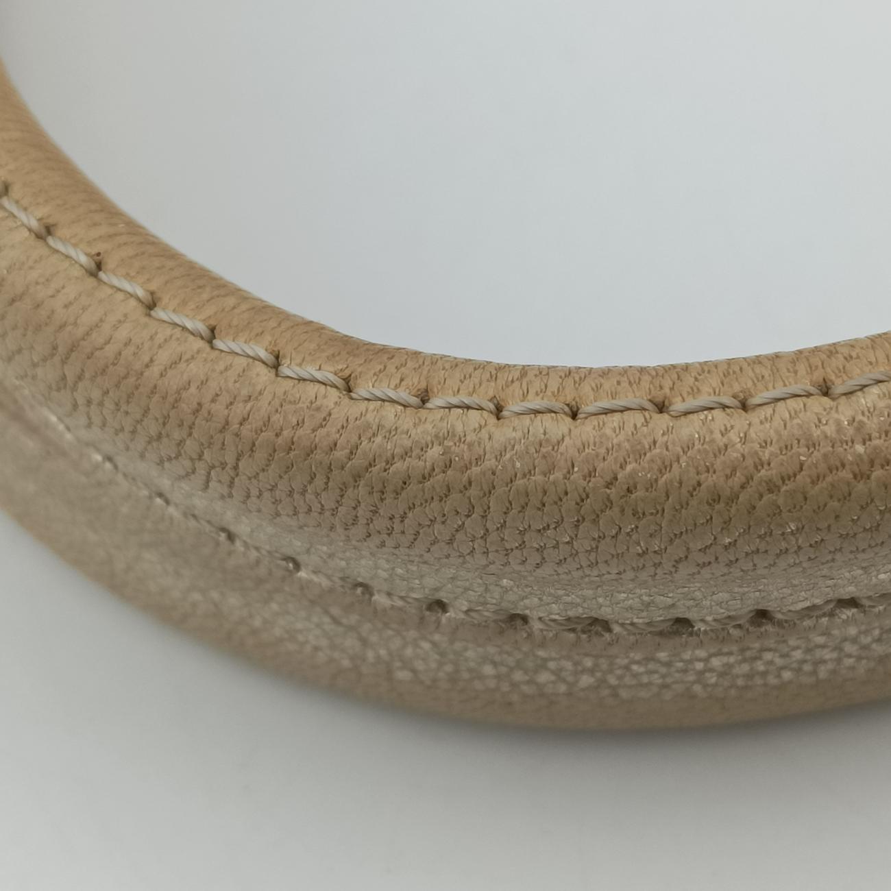 Pre-owned VERSACE Zucca White Leather  handbag | stylenewstar