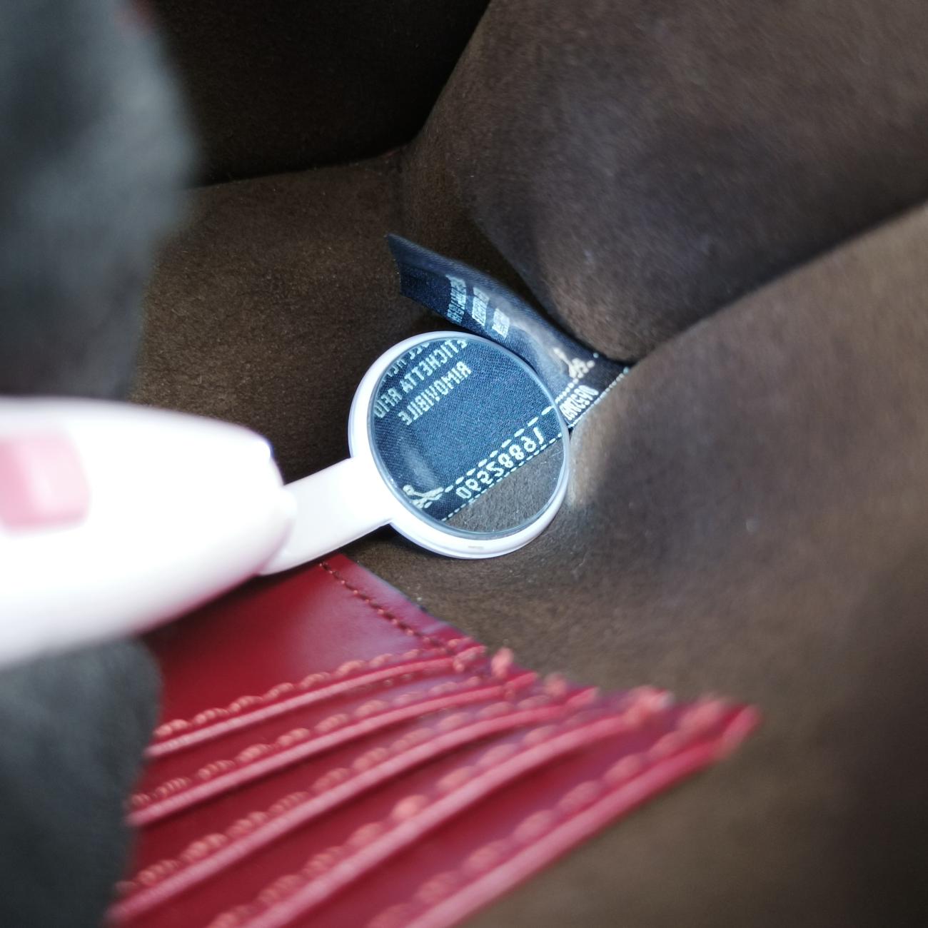 Pre-owned Fendi Fab Red Leather 8BT326 shoulderbag | stylenewstar