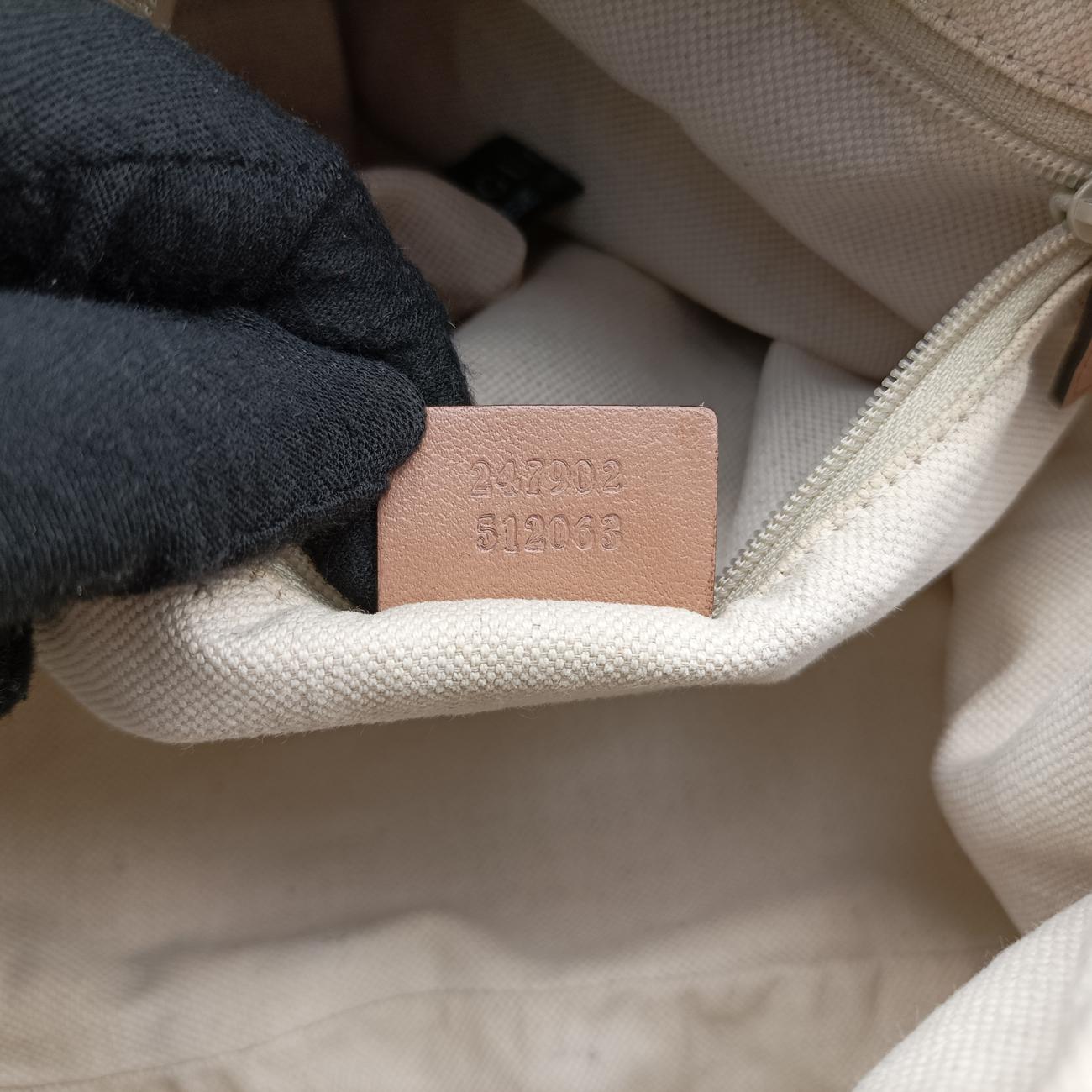 Pre-owned Gucci Sukey Beige canvas 247902 shoulderbag | stylenewstar