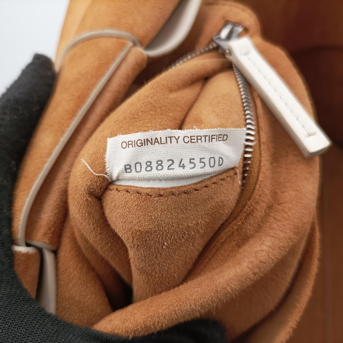 Pre-owned Bottega Veneta ARCO White Leather  shoulderbag | stylenewstar