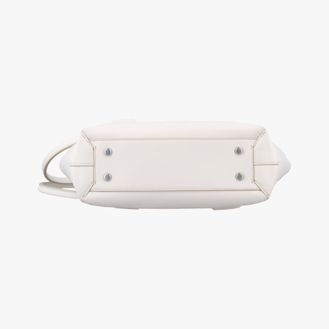 Pre-owned Bottega Veneta ARCO White Leather  shoulderbag | stylenewstar