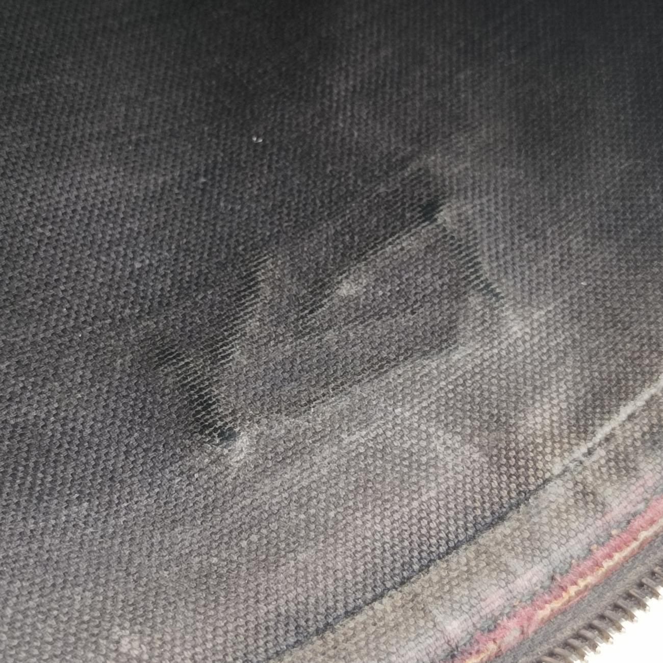 Pre-owned Gucci GG Supreme Navy PVC coated canvas 495562 clutchbag | stylenewstar