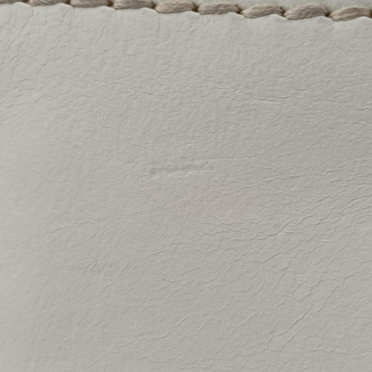 Vintage Prada City calf stitch handle Beige x White Leather BL0920 shoulderbag | stylenewstar