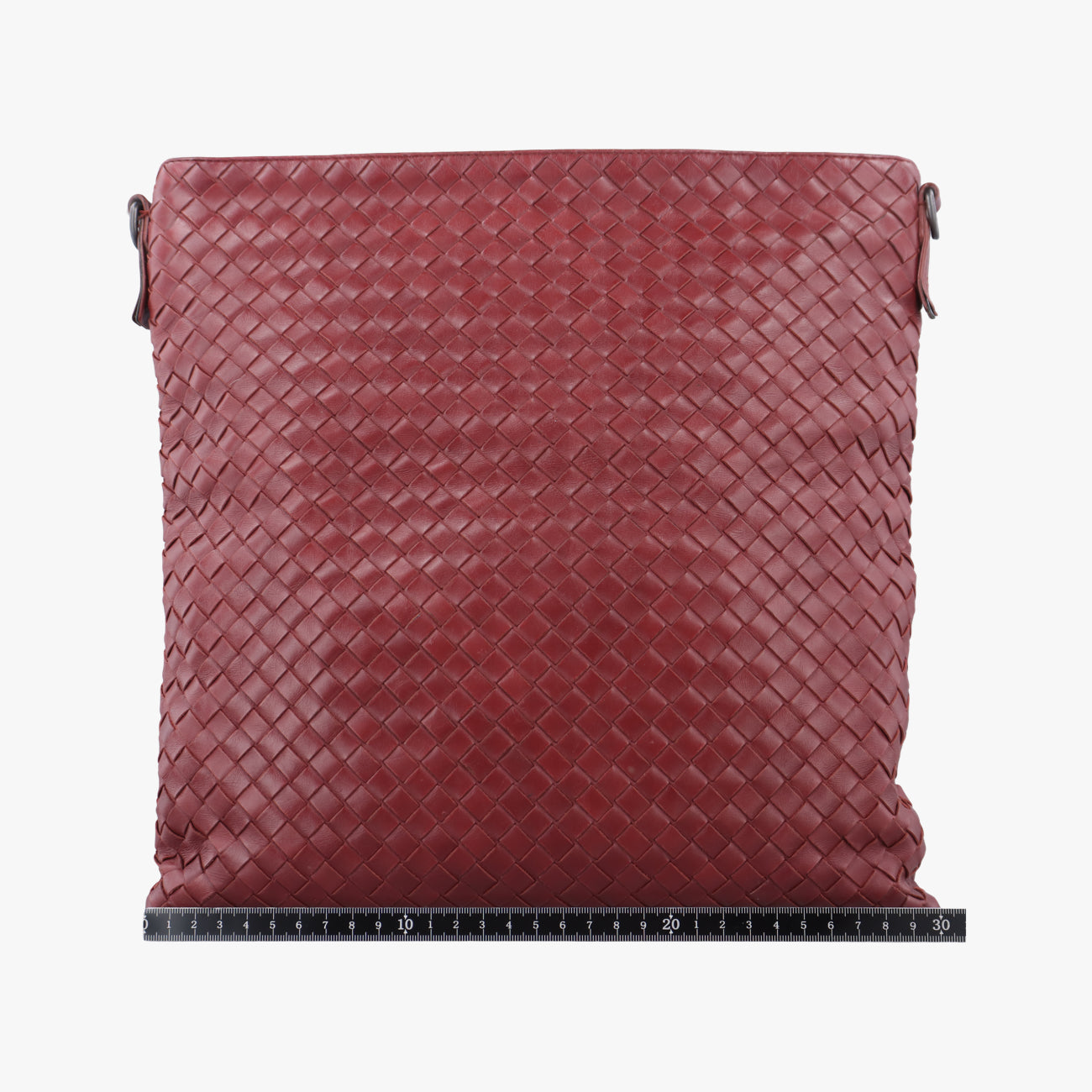 Pre-owned Bottega Veneta Intrecciato Burgundy lambskin  shoulderbag | stylenewstar