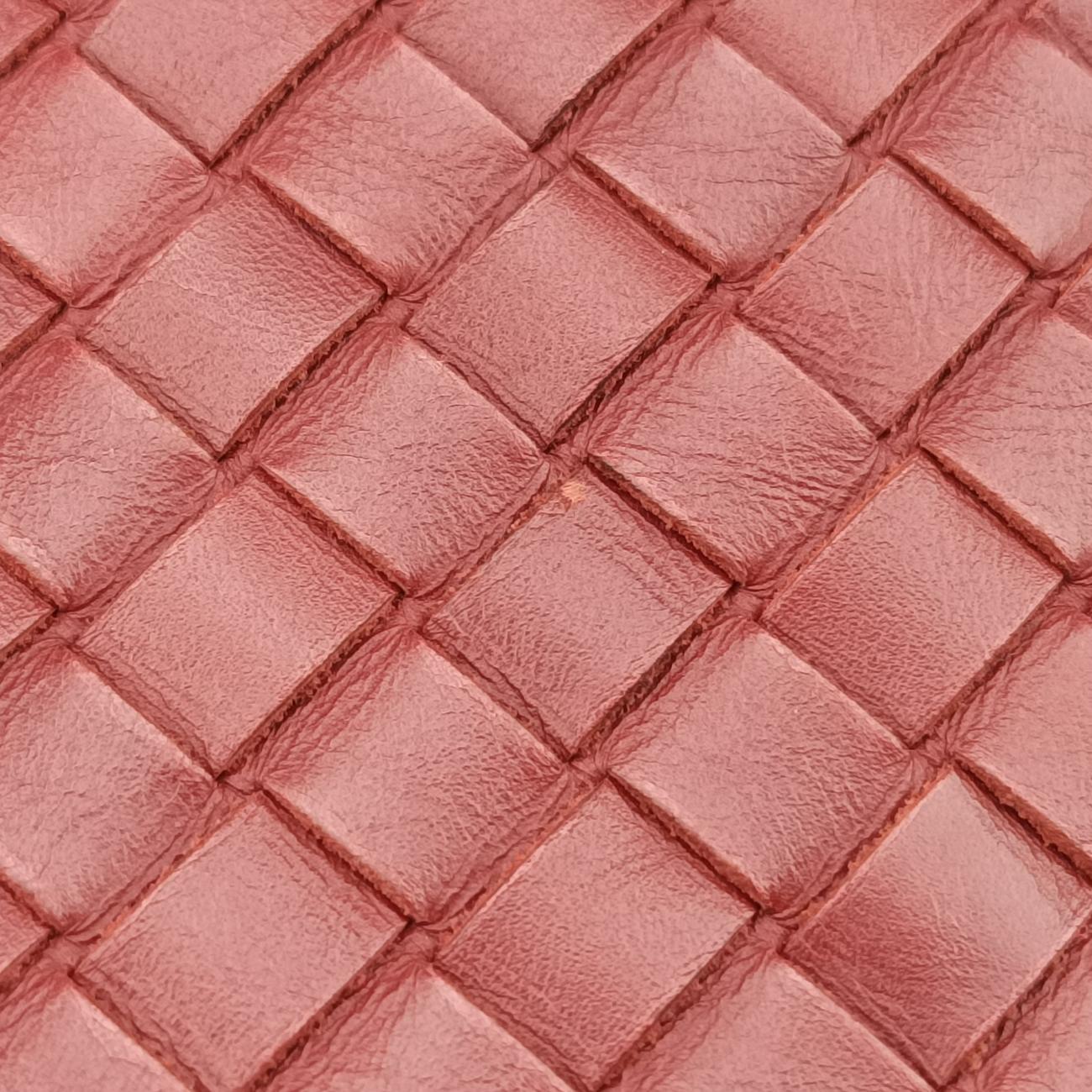 Pre-owned Bottega Veneta Intrecciato Burgundy lambskin  shoulderbag | stylenewstar