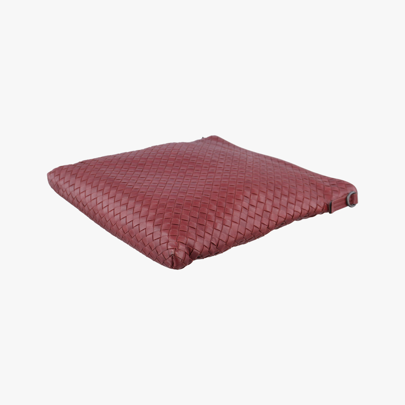 Pre-owned Bottega Veneta Intrecciato Burgundy lambskin  shoulderbag | stylenewstar