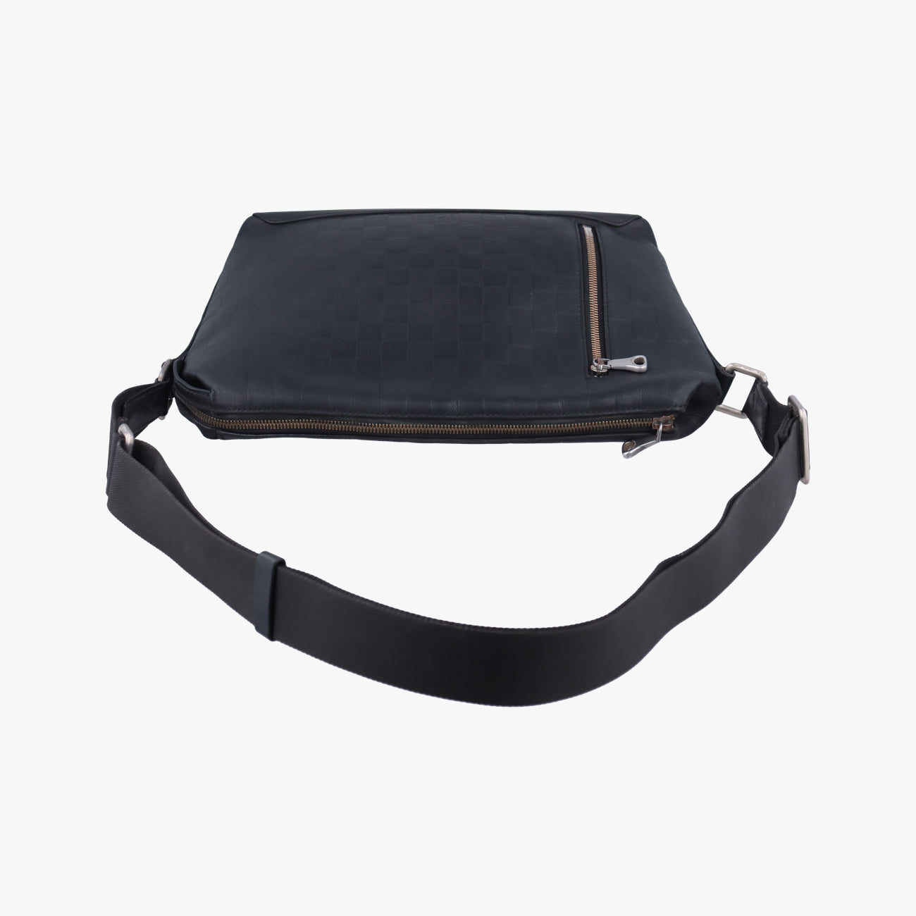 Pre-owned Louis Vuitton Discovery Messenger PM Onyx Damier Infini Leather N42415 shoulderbag | stylenewstar