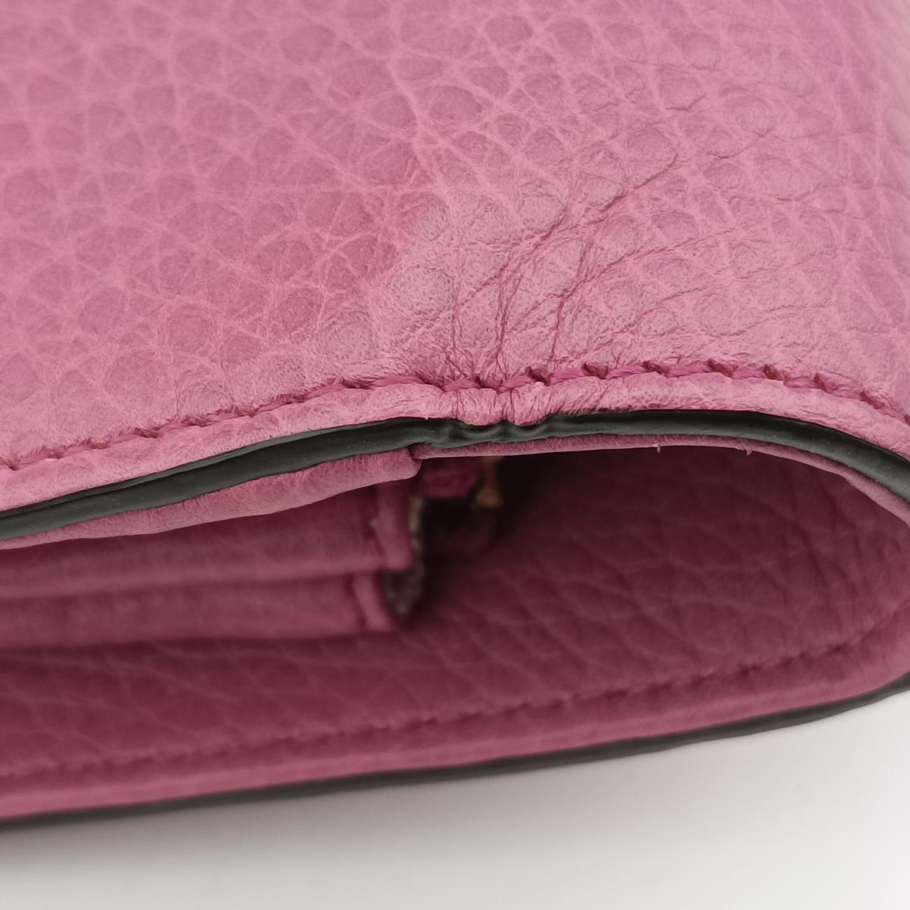 Pre-owned Gucci Broadway Purple Leather 283061 shoulderbag | stylenewstar