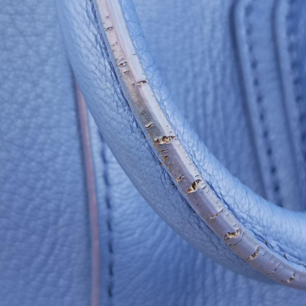 Pre-owned Givenchy Antigona Blue Leather  shoulderbag | stylenewstar